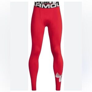 Under Armour Kids Bold Red Leggings